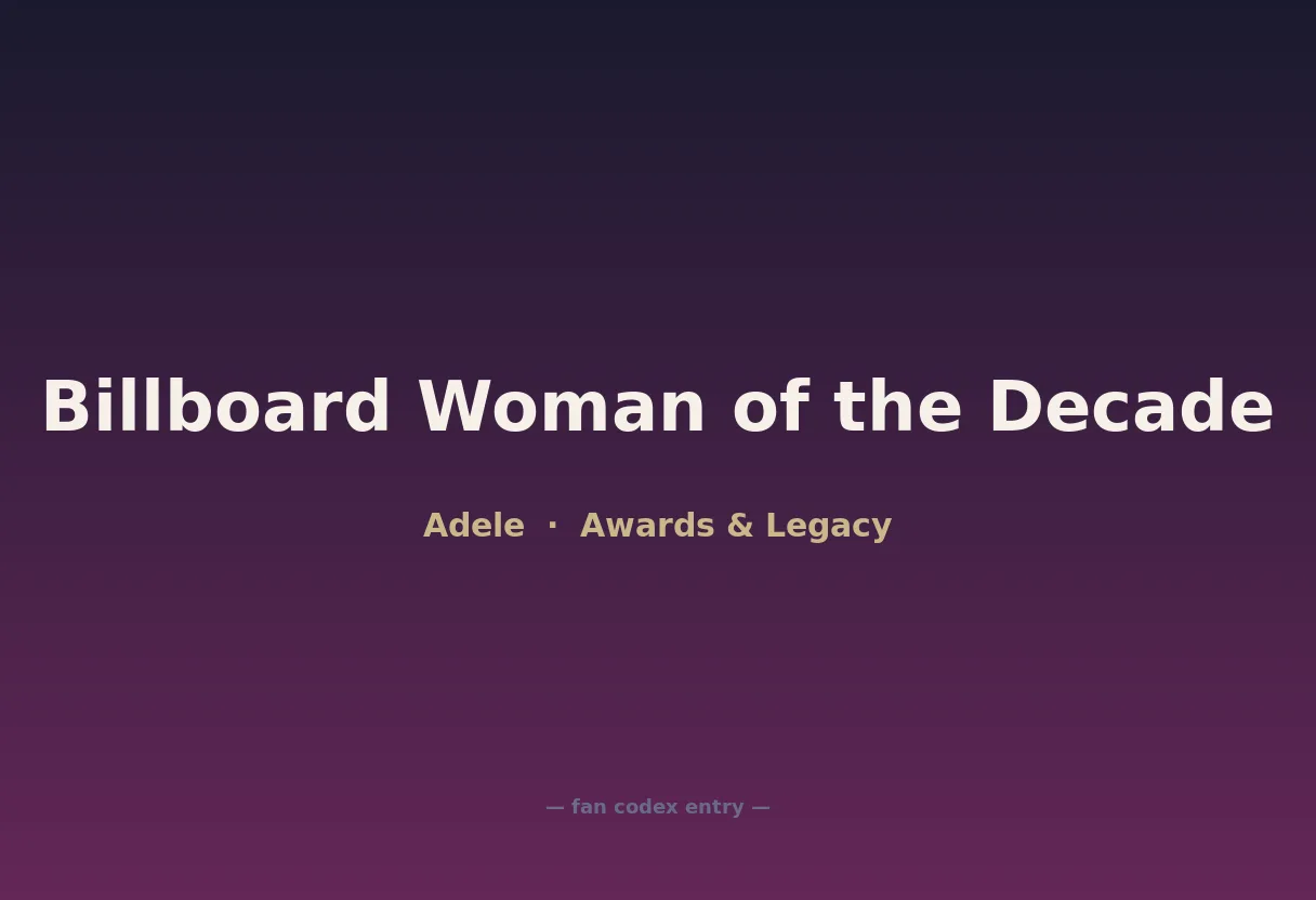 Billboard Woman of the Decade