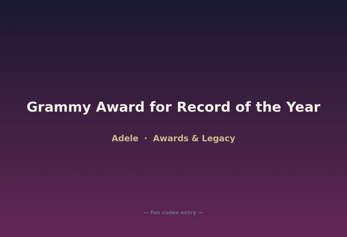 Grammy Award for Record of the Year