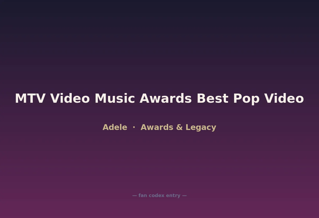 MTV Video Music Awards Best Pop Video