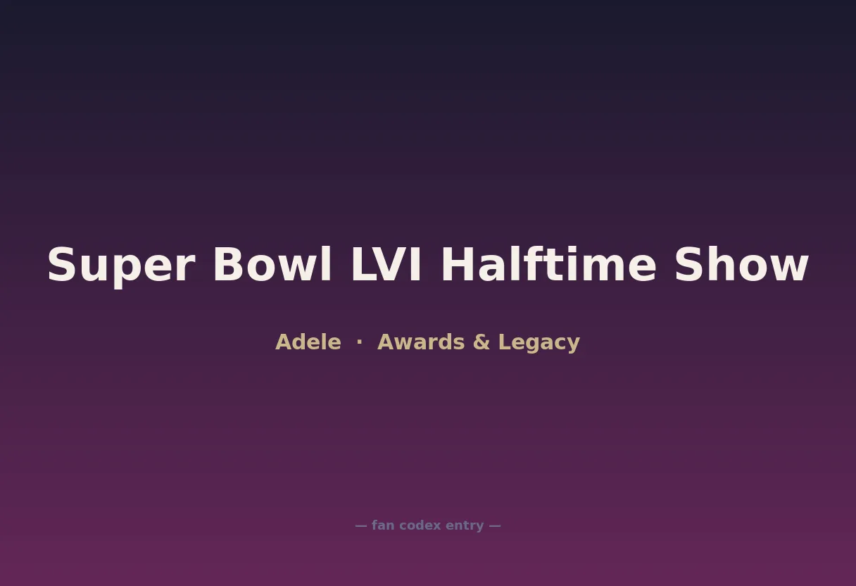 Super Bowl LVI Halftime Show